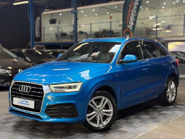 Audi Q3 2.0 TDI S line Euro 6 (s/s) 5dr SUV Diesel Blue