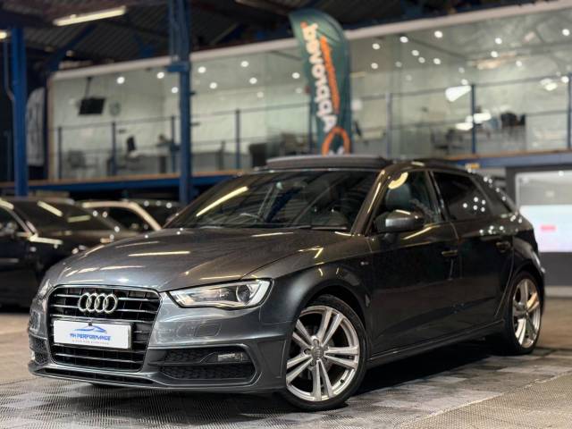Audi A3 1.6 TDI S line Sportback S Tronic Euro 5 (s/s) 5dr Hatchback Diesel Grey