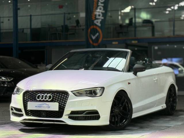 Audi S3 2.0 TFSI Cabriolet S Tronic quattro Euro 6 (s/s) 2dr Convertible Petrol White