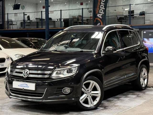 Volkswagen Tiguan 2.0 TDI BlueMotion Tech R-Line DSG 4WD Euro 5 (s/s) 5dr SUV Diesel Black