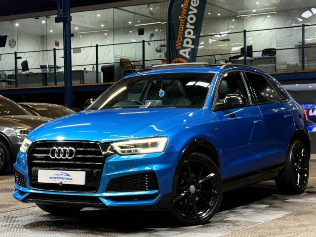 Audi Q3 2.0 TDI Black Edition S Tronic quattro Euro 6 (s/s) 5dr SUV Diesel Blue