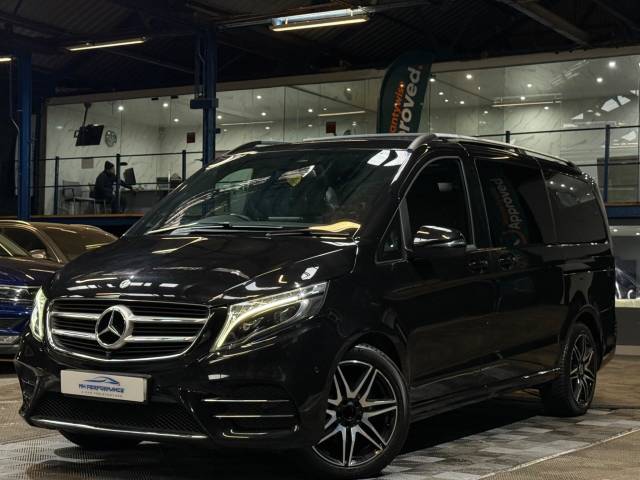 Mercedes-Benz V Class 2.2 V250d AMG Line G-Tronic+ Euro 6 (s/s) 5dr 8 Seat LWB MPV Diesel Black