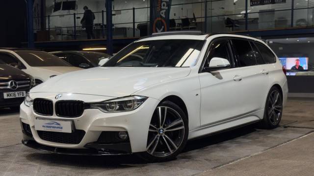 BMW 3 Series 2.0 320d M Sport Touring Auto Euro 6 (s/s) 5dr Estate Diesel White