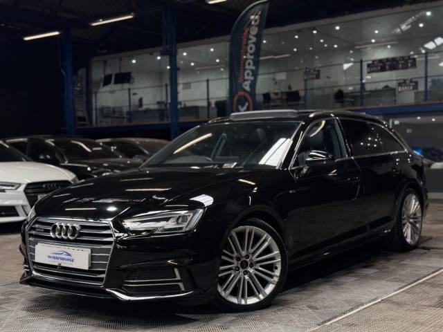 Audi A4 Avant 2.0 TDI S line S Tronic quattro Euro 6 (s/s) 5dr Estate Diesel Black