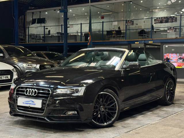 Audi A5 Cabriolet 2.0 TDI S line Special Edition Plus Euro 5 (s/s) 2dr Convertible Diesel Black