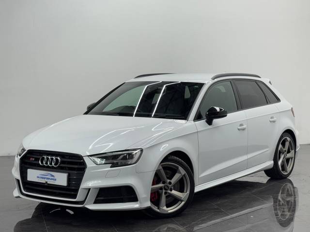 Audi S3 2.0 TFSI Black Edition Sportback quattro Euro 6 (s/s) 5dr Hatchback Petrol White
