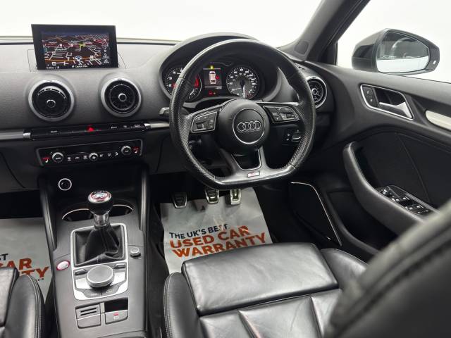 2017 Audi S3 2.0 TFSI Black Edition Sportback quattro Euro 6 (s/s) 5dr