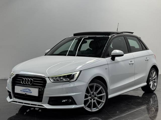 Audi A1 1.6 TDI S line Sportback S Tronic Euro 6 (s/s) 5dr Hatchback Diesel White