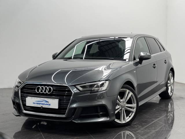 Audi A3 1.6 TDI 30 S line Sportback S Tronic Euro 6 (s/s) 5dr Hatchback Diesel Grey