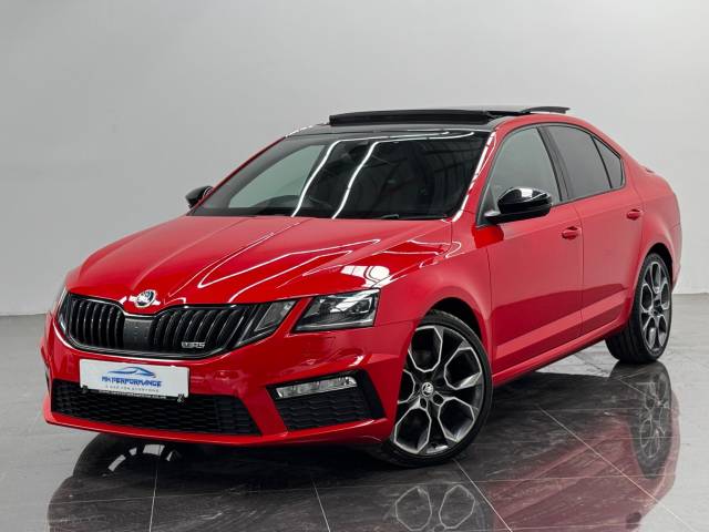 Skoda Octavia 2.0 TDI vRS DSG Euro 6 (s/s) 5dr Hatchback Diesel Red
