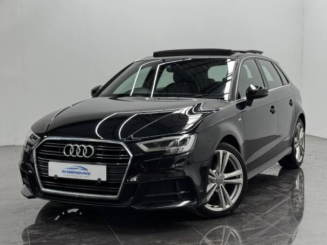 Audi A3 1.5 TFSI CoD S line Sportback Euro 6 (s/s) 5dr Hatchback Petrol Black