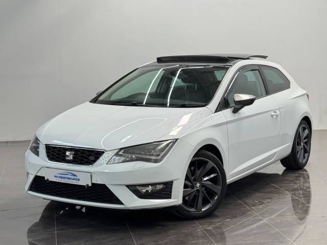 SEAT Leon 1.8 TSI FR Sport Coupe Euro 6 (s/s) 3dr Hatchback Petrol White