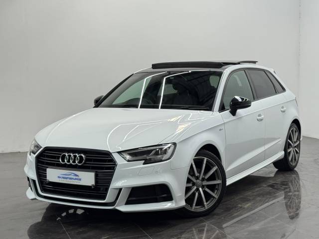 Audi A3 1.4 TFSI CoD Black Edition Sportback S Tronic Euro 6 (s/s) 5dr Hatchback Petrol White