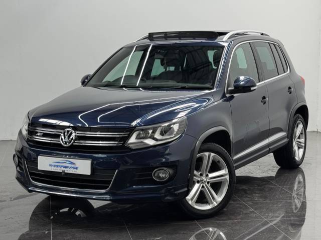 Volkswagen Tiguan 2.0 TDI BlueMotion Tech R-Line DSG 4WD Euro 5 (s/s) 5dr (Nav) SUV Diesel Blue