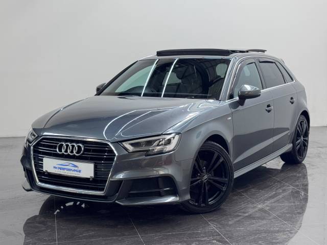 Audi A3 1.4 TFSI CoD S line Sportback S Tronic Euro 6 (s/s) 5dr Hatchback Petrol Grey