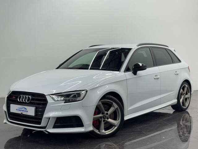 Audi S3 2.0 TFSI Black Edition Sportback S Tronic quattro Euro 6 (s/s) 5dr Hatchback Petrol White
